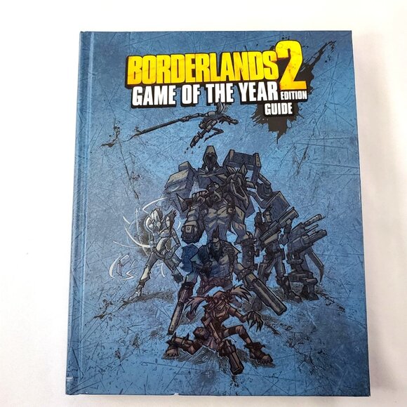 Borderlands 2 Game Of The Year Edition Guide Hardcover Strategy Book New